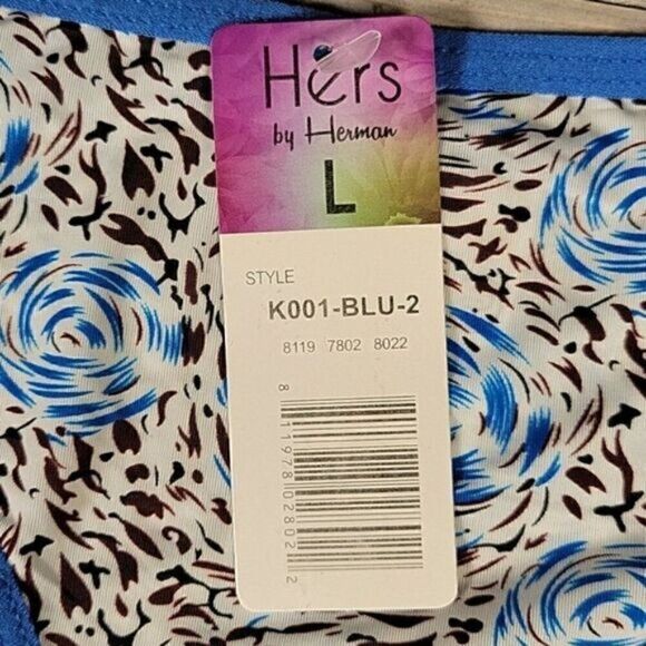 Hers by Herman Solid/Multi Panties 2Pc Sz L - Picture 7 of 8
